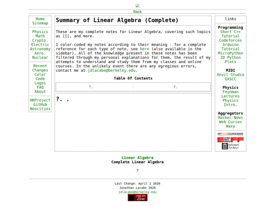 math/linearfull screenshot