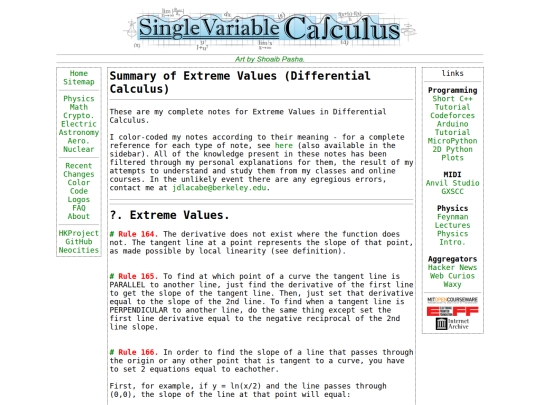 math/singlevarcalculus/extremevalues screenshot