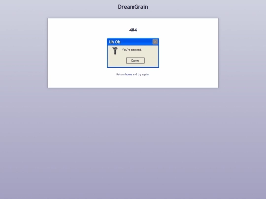 not_found screenshot