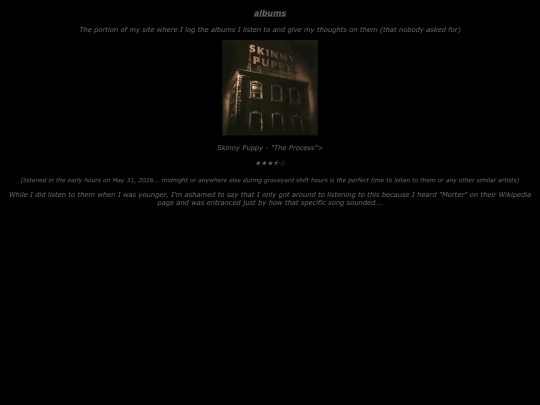 albums screenshot