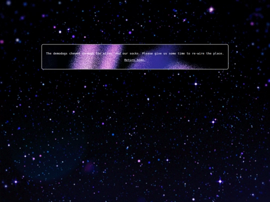 error screenshot