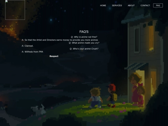 Final/faq screenshot
