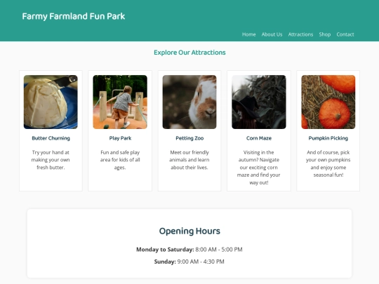 attractions screenshot
