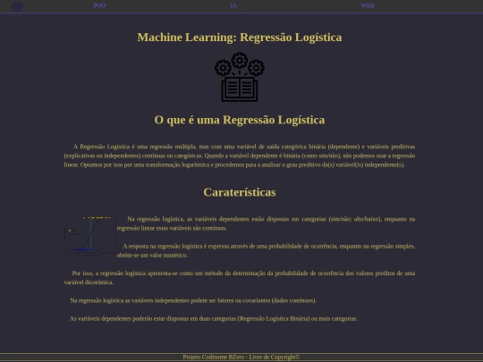 Pages/regressao_logistica screenshot