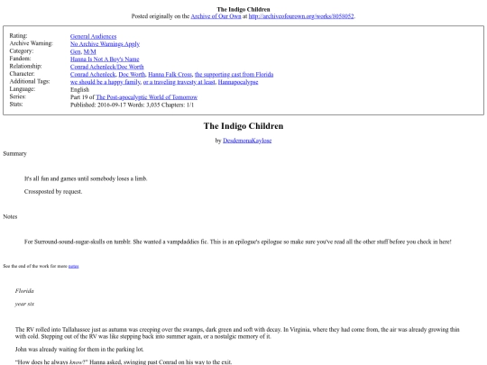 Hannapocalypse/The Indigo Children screenshot