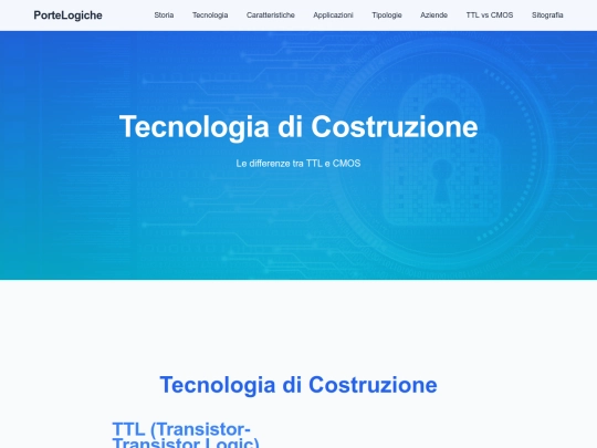 pagine/Tecnologia screenshot