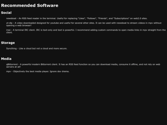 pages/software screenshot