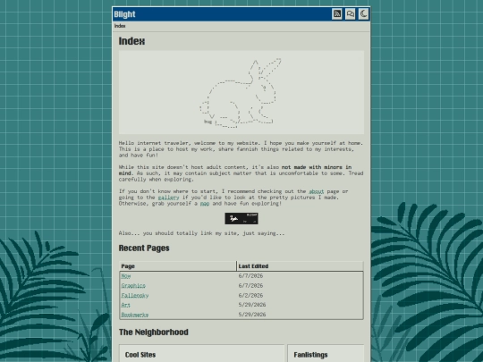 index screenshot
