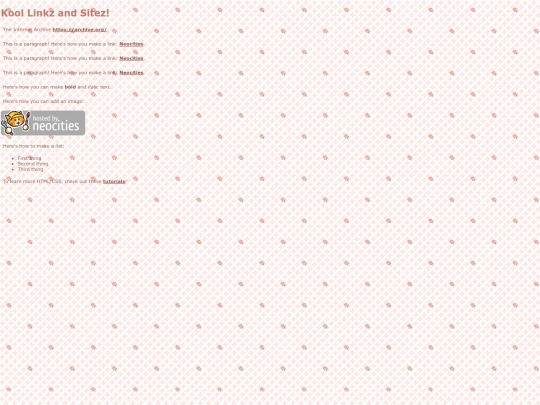 CoolSites screenshot