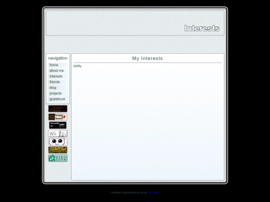 interests screenshot