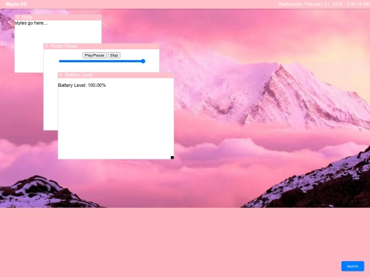 mapleos screenshot