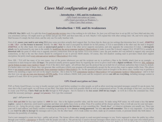 articles/claws.xhtml screenshot