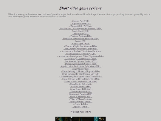 articles/shortgamereviews.xhtml screenshot