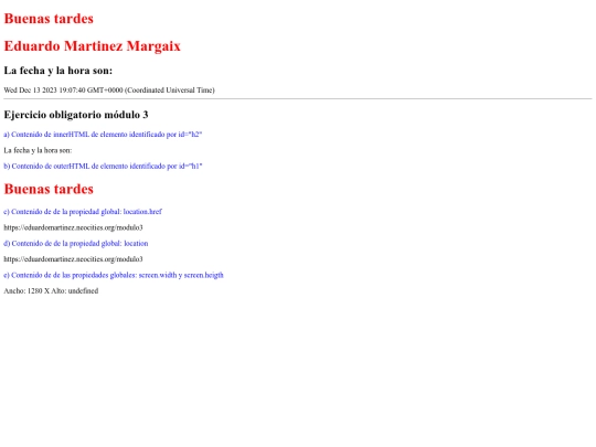 modulo3 screenshot