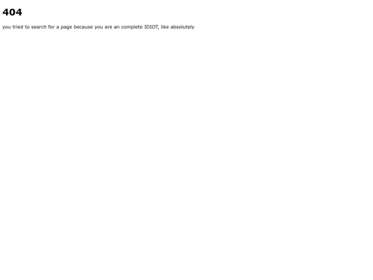 not_found screenshot