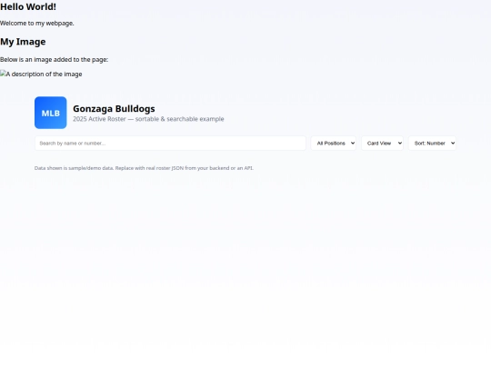 Assignment1 screenshot