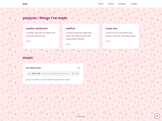 projects screenshot