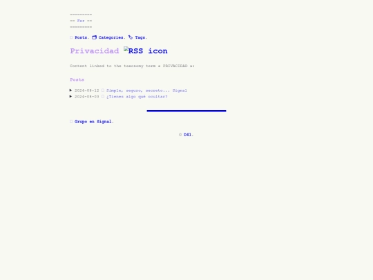 tags/privacidad screenshot