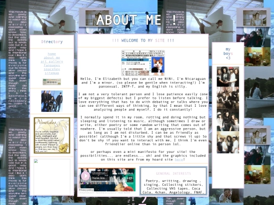 myneocities/aboutme screenshot