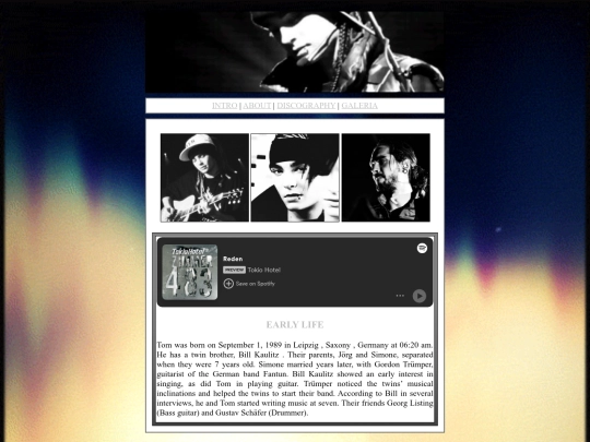 tokiohotelfanpage/aboutth/tombio screenshot