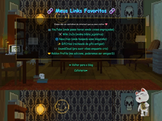 links screenshot