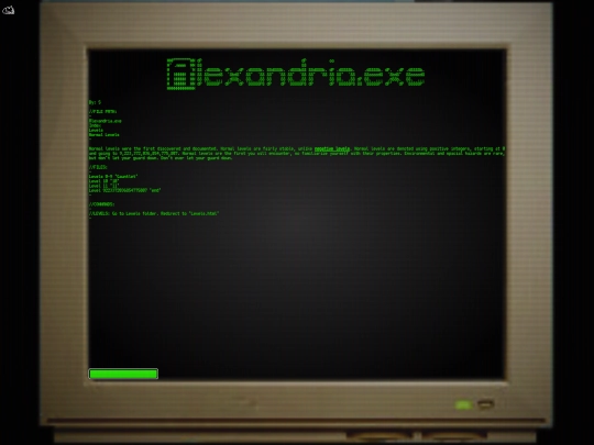 Alexandria.exe/NormalLevels screenshot