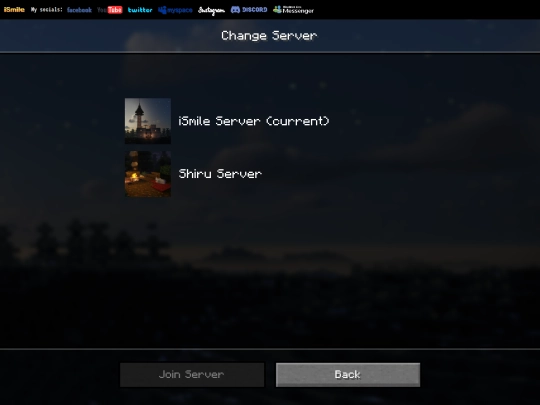 minecraft/servers screenshot