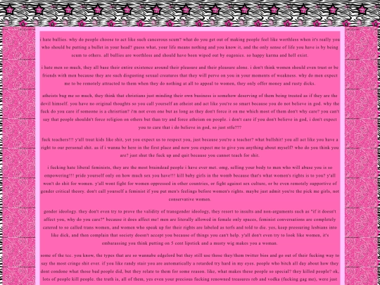 hatelist screenshot