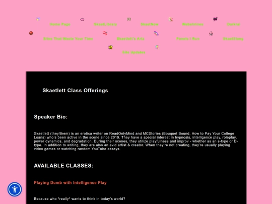 classes screenshot