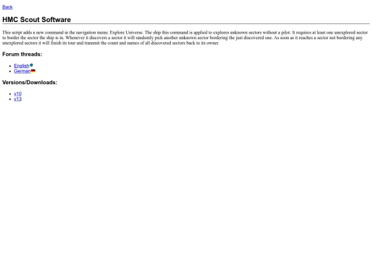 x2thethreat/plugins/exploreuniverse screenshot