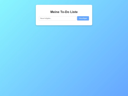 todo screenshot