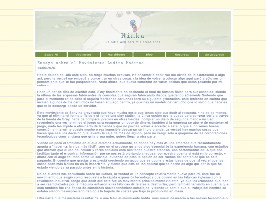 Entradas-Blog/EnsayoLuditas screenshot