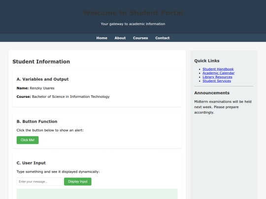 index screenshot