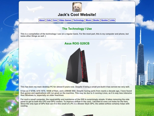 tech screenshot