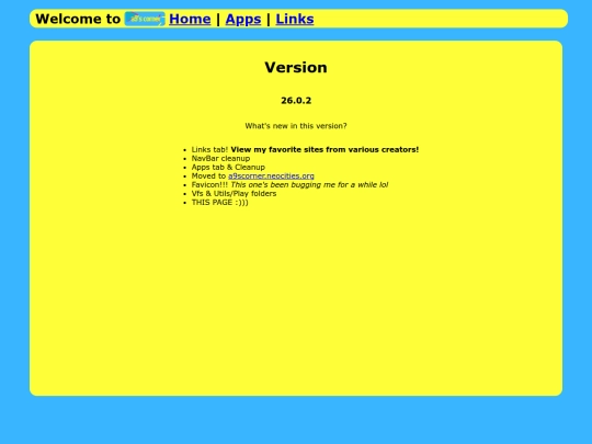 version screenshot