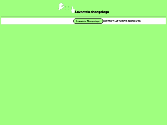 changelog screenshot