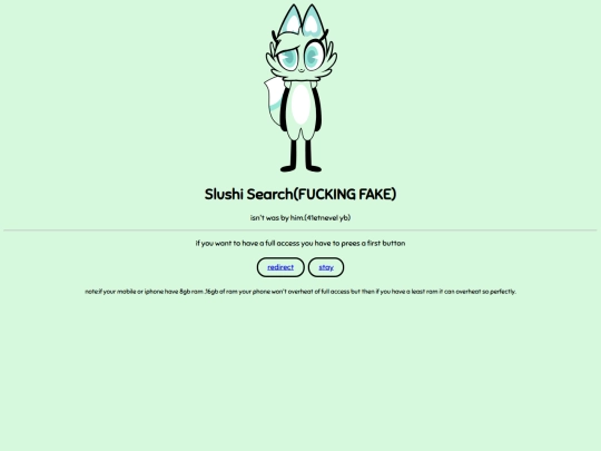 sffs/m/Redirect screenshot