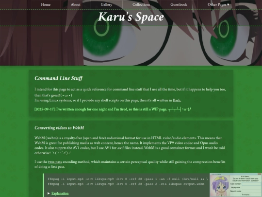 cli screenshot