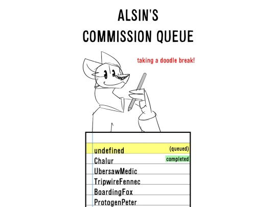 queue test screenshot