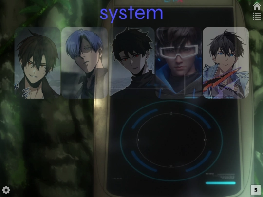system screenshot