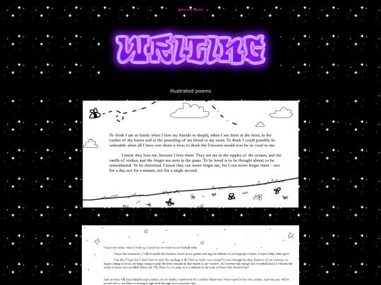 writing screenshot