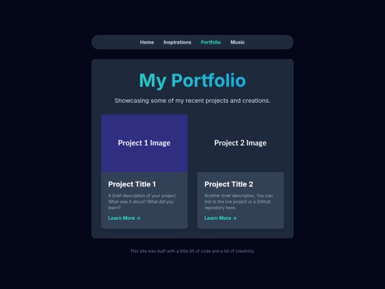 portfolio screenshot