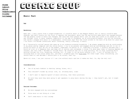 experiments/musicfast screenshot
