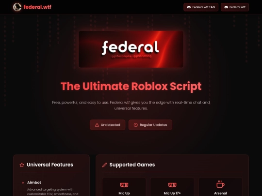Archived/Federal screenshot