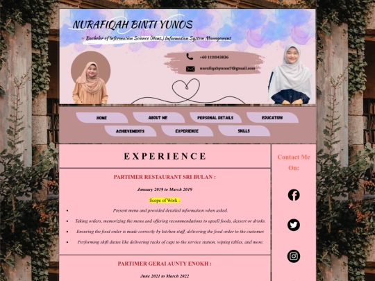 experience screenshot