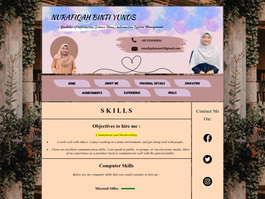 skills screenshot