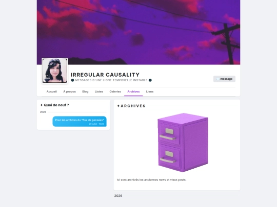 archives screenshot
