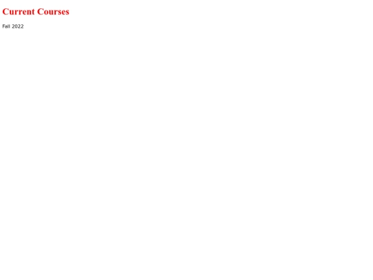 courses screenshot