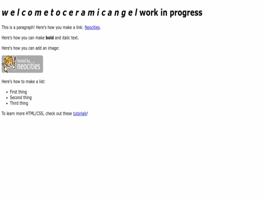 index screenshot