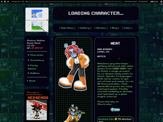 Character screenshot